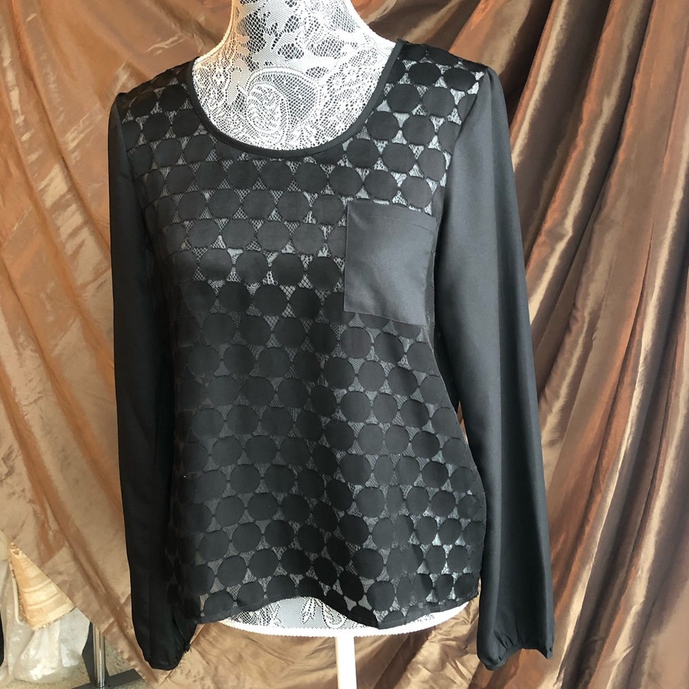 Peek-a-boo Long Sleeve Top